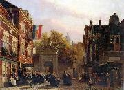 European city landscape, street landsacpe, construction, frontstore, building and architecture.035 unknow artist